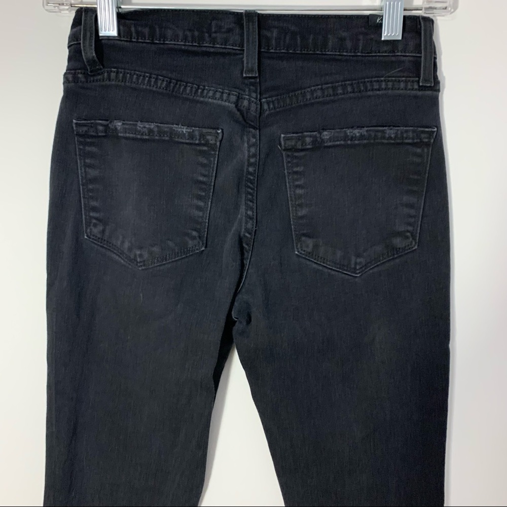 Kancan Ankle Skinny Black Distressed Jeans Size 25 - Picture 10 of 10
